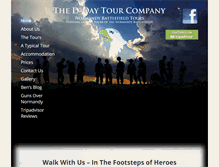 Tablet Screenshot of dday1944tours.com